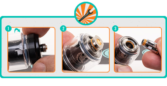 Changement de résistance du Kit Aegis Mini 5 Geekvape